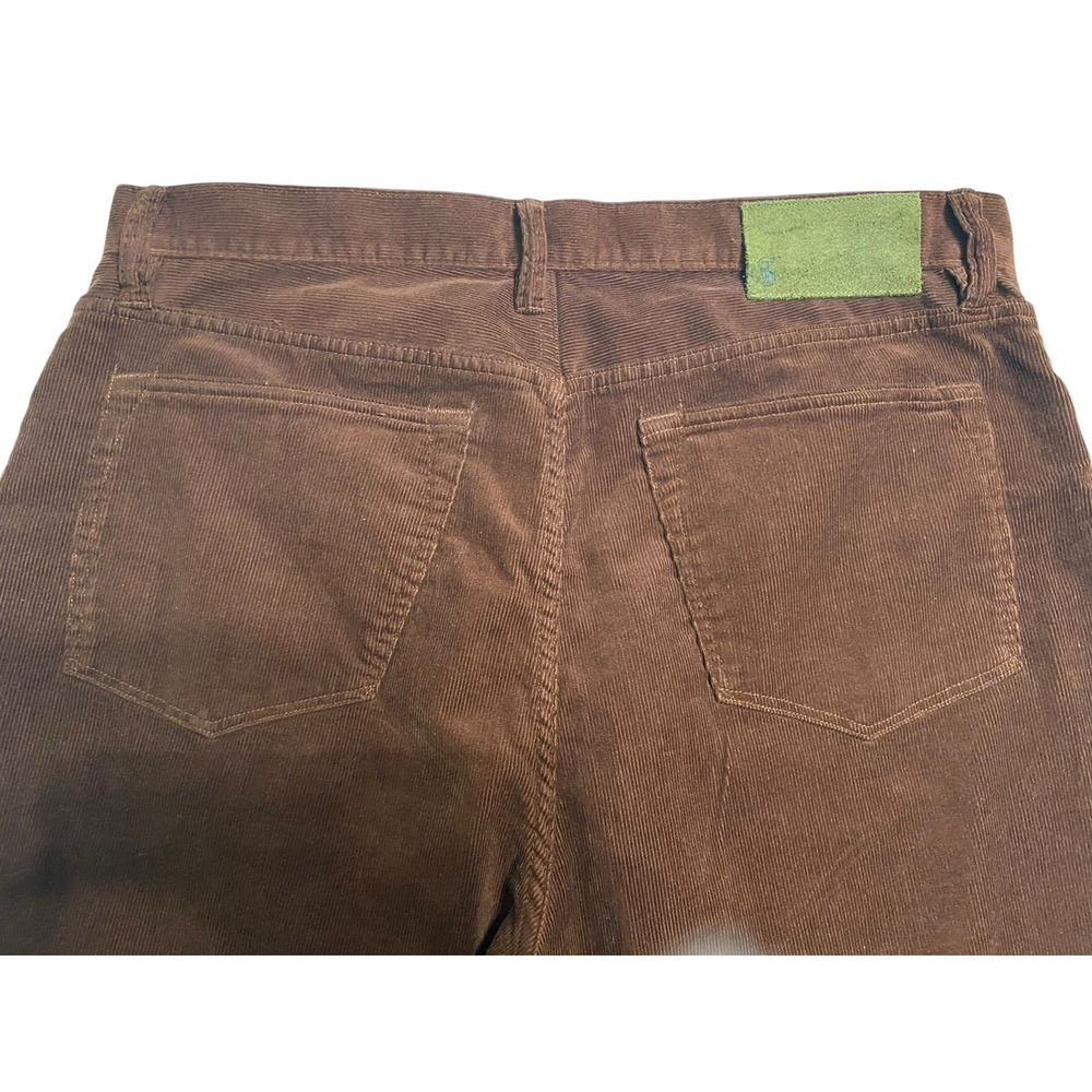 Todd Snyder Men's 34x34 Relaxed Fit Corduroy Pants Brown Chino Style 5-Pocket - Picture 6 of 7